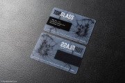 Clear Plastic Business Card Design 3