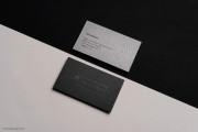 Triplex Business Cards with gold foil stamping - photo 11