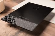 Black Acrylic RSVP Invitation Card Design - 9