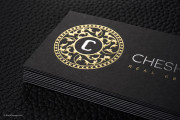 Triplex Business Cards with gold foil stamping - photo 18