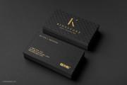 Triplex Business Cards with gold foil stamping - photo 15