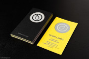 Custom Triplex Business Cards with gold foil stamping 4