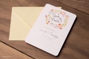 Save The Date Wedding Invite Card Design - 6