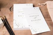 Letterpress Invitation Card Design - 2