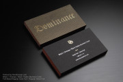 Triplex Business Cards with gold foil stamping - photo 20