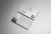 Stainless Steel Metal Business Card Design - BMW Business Card 4