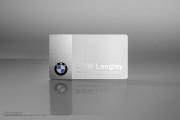 Stainless Steel Metal Business Card Design - BMW Business Card 1