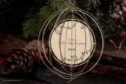 Enchanting Black Holiday Globe