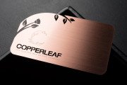 Copper Metal Business Card Design 7