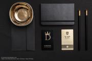 Gold Metal Business Card Design 5