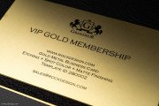 Luxury Gold Metal Business Card 7