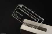 Clever Laser Engraved Clear Acrylic Business Card 6