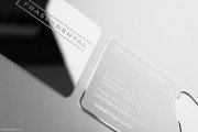 Dental Mirror Finish Stainless Steel Business Card 4