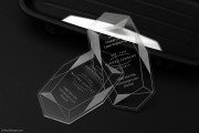 Jeweller Laser Cut Crystal Clear Acrylic Business Card 2