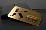 Luxury Gold Metal Business Card Template - photo 1