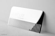 Steel barber comb template 2