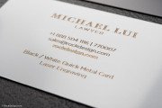 Fancy and elegant visiting card lawyer template 3
