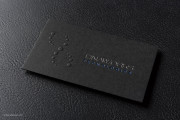 modern professional black business card design 1