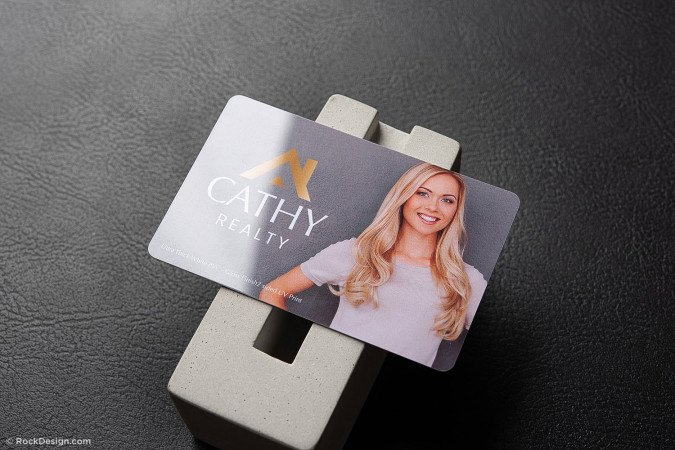Extra sleek ultra-thick PVC plastic realtor template – Cathy Realty