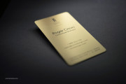 bold gold metal business cards 04