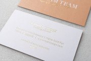 Feminine event planner white business card visiting template 2