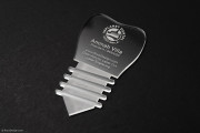 Unique Dental Implant Crystal Clear Acrylic Business Card 1