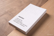 Deboss & letterpress white template 1
