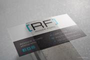 UV printed color plastic business card 2