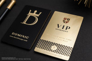 Luxury VIP Member Gold Metal Card Design 1