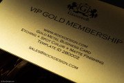 Luxury Gold Metal Business Card 8