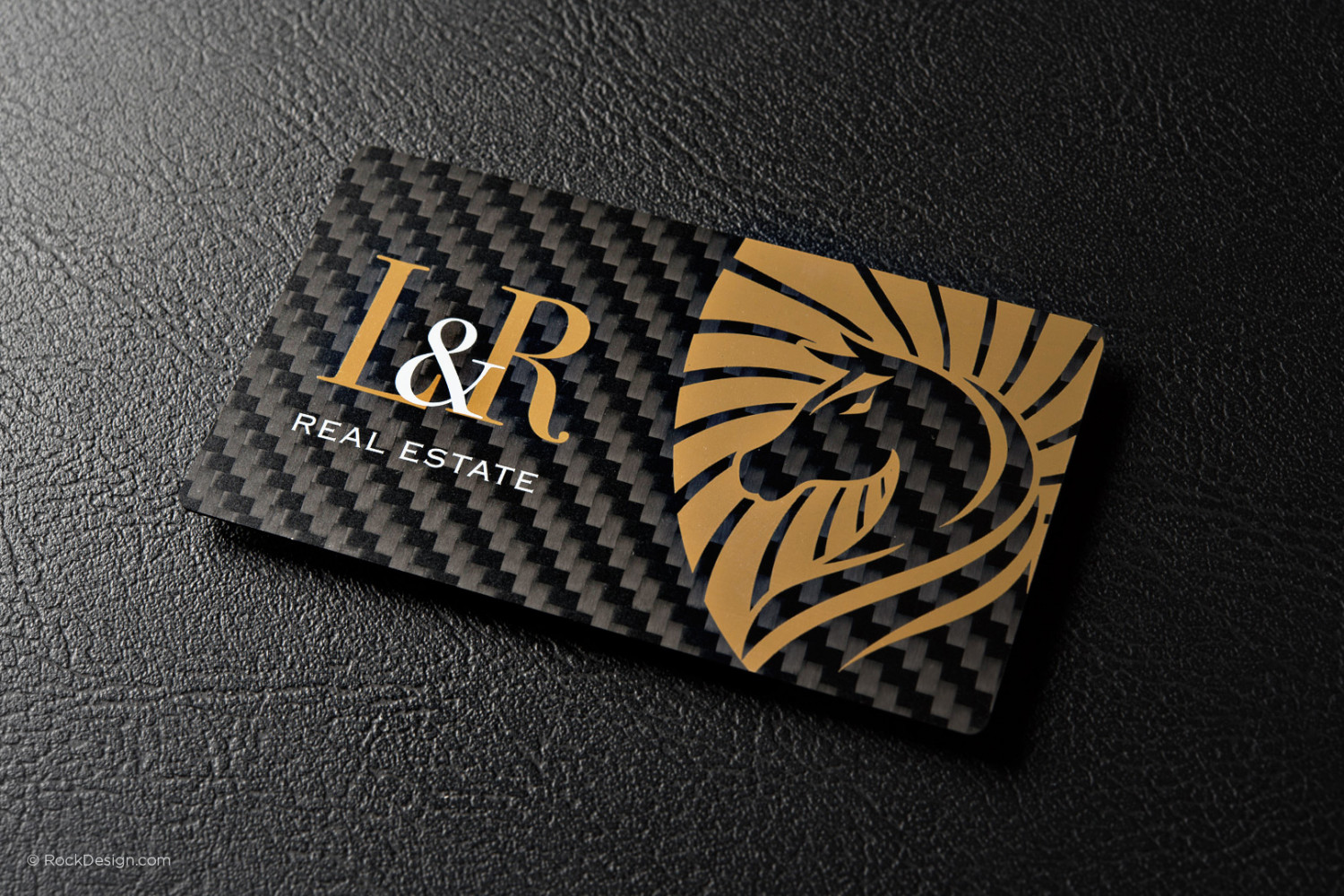 FREE Black Business Card Template With Print Service