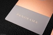 Luxury Rose Gold Metal Business Card 5