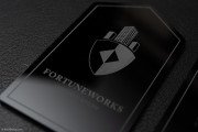 Professional Thick Black Acrylic Business Card 4
