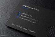 modern professional black business card design 5