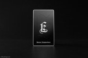Stainless Steel with Black Spot Colour Professional Business Card 2