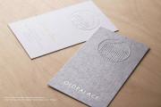 premium uncoated visiting card template 2