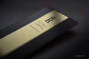 bold gold metal business cards 01