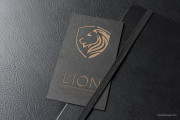 Lion laser engraved cool logo template 1