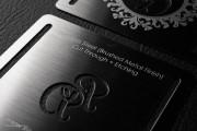 Etched steel tag 2