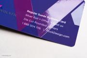 Purple suede & silver foil stamped template 6