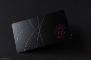 Black Metal with Blind Etching & Spot Colour Business Card 4
