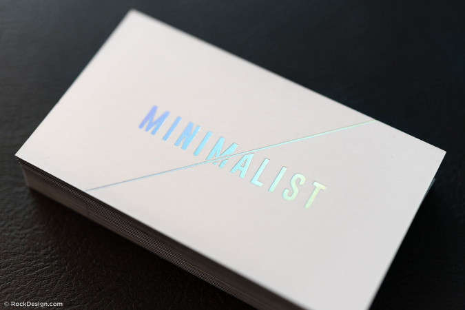 Modern creative fashion business card templates - Minimalist