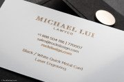 Fancy and elegant visiting card lawyer template 4