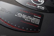 Automotive Black Metal with Etching and Spot Color Business Card 3