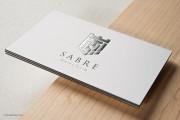 Silver foil embossed white template 3