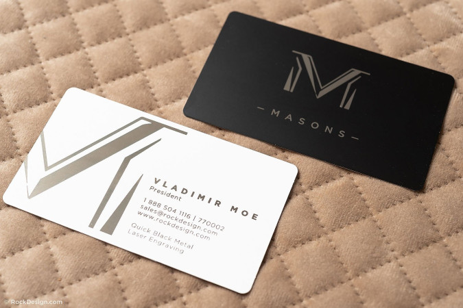 Nice innovative stylish business card template design – Masons