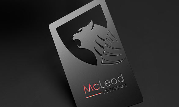 FREE laser engraving visit card template for online print