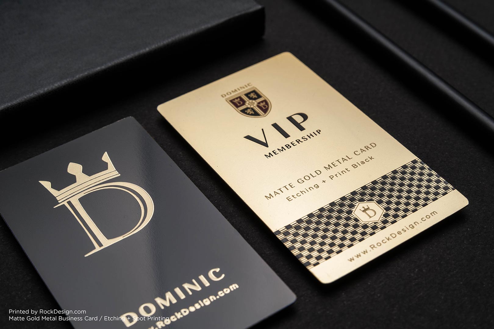 Luxury VIP Member Gold Metal Business Cards