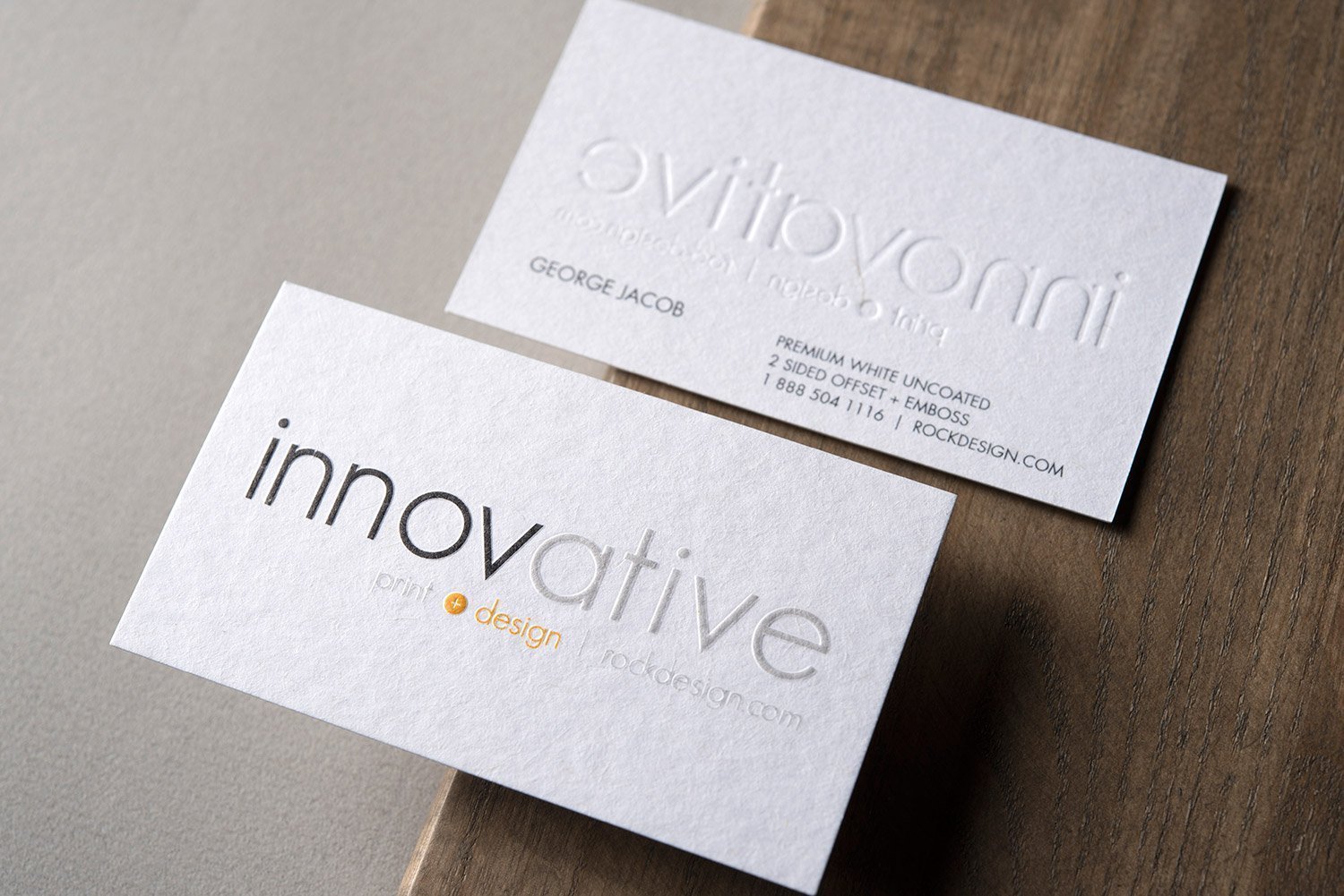 Premium Uncoated Business Cards