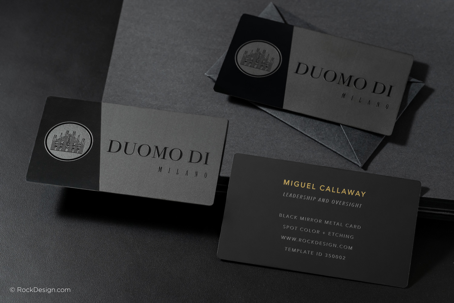 etching-spot-color-gold-metallic-ink-mirror-finish-black-metal-business-card-template-350002-rockdesign-image-01